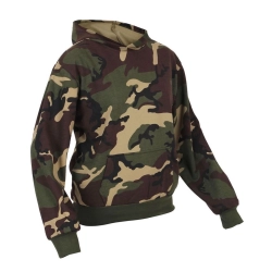 Camo Pullover Hooded Sweatshirt From Bangladesh Factory