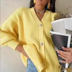 Womens Loose Knit Cardigan Sweater Manufacturer Supplier Bangladesh