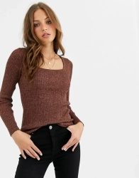 Womens Square Neck Jumper Pullover Sweater Manufacturer Bangladesh