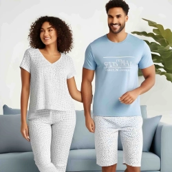 Two Piece Pajamas Set Homewear Exporter In Bangladesh