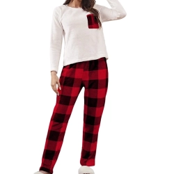 Womens Flannel Long Pajama Set Made In Bangladesh