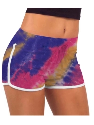 Womens Tie Dye Sports Shorts Manufacturer Supplier In Bangladesh