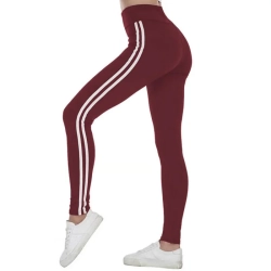 Womens Striped Skinny Yoga Pants Manufacturer In Bangladesh