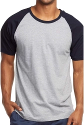 Mens Casual Short Sleeve Plain Baseball Cotton T Shirts Mens Casual Short Sleeve Plain Baseball Cotton T Shirts