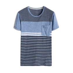 Mens Cut And Sew Strip T Shirt From Bangladesh Garments Factory Mens Cut And Sew Strip T Shirt From Bangladesh Garments Factory