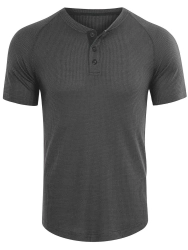 Mens Henley Shirt Casual Short Sleeve Lightweight Waffle Henley T Shirts Workout Tops Pullover Mens Henley Shirt Casual Short Sleeve Lightweight Waffle Henley T Shirts Workout Tops Pullover