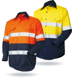 Reflective Safety Shirt With Logo From Bangladesh Garments Manufacturer