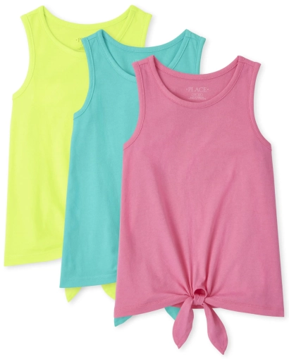 Girls Sleeveless Tank Top From Bangladesh Garments Factory