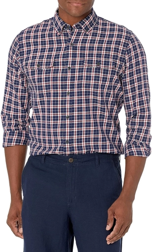 Mens Slim Fit Plaid Two Pocket Twill Shirt Manufacturers In Bangladesh
