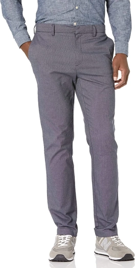 Mens Slim Fit Stretch Dress Chino Pants
