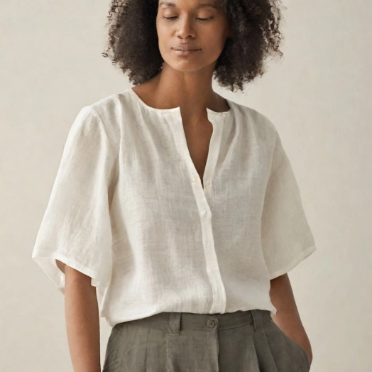 Linen Cotton Blouse Manufacturer In Bangladesh