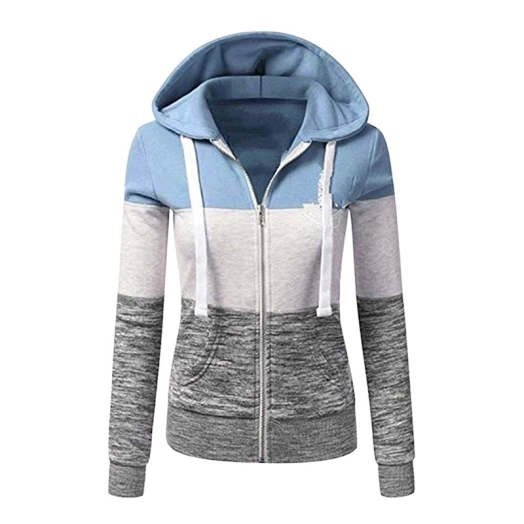 Sweat Jacket Womens Hooded Jacket Sweatshirt
