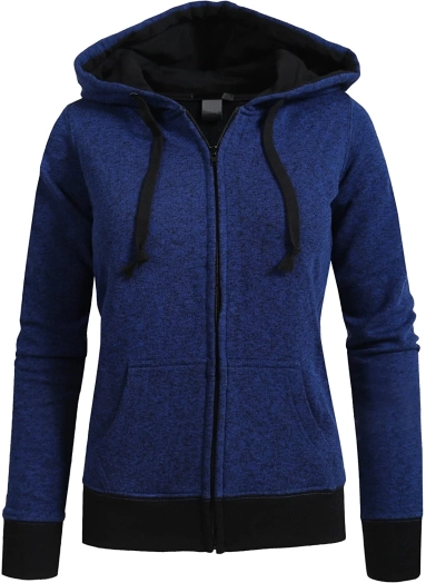 Womens Zip Up Hoodie Fleece Jacket Manufacturer In Bangladesh