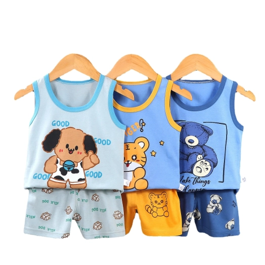 Boys Sleeveless Suit Kid Clothes From Bangladesh