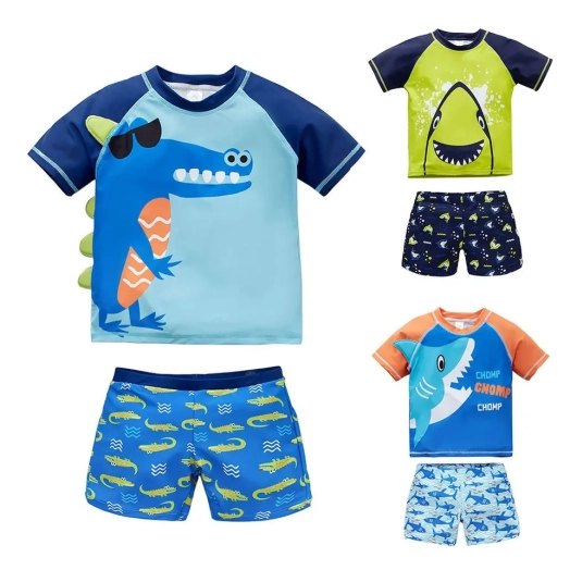 Kids Summer Swimming T Shirts And Shorts Made In Bangladesh