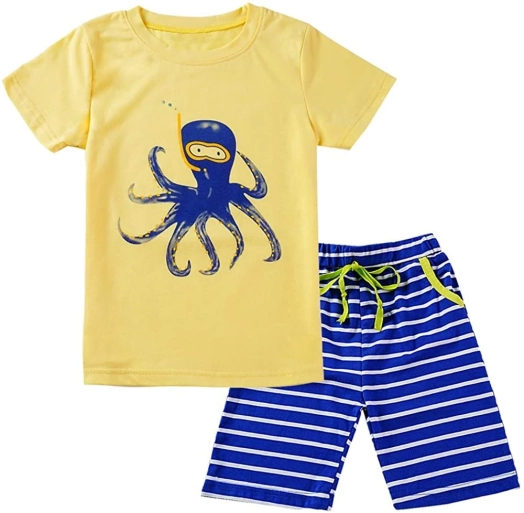 Boys Short Pyjamas Sets From Bangladesh Sleepwear Manufacturer