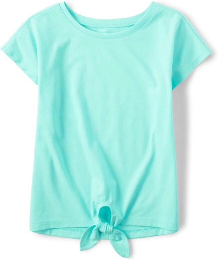 Children Basic Tie Front Top From Bangladesh Kids Wear Factory Children Basic Tie Front Top From Bangladesh Kids Wear Factory