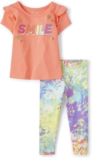 Girls Short Sleeve Top And Pants From Bangladesh Kids Wear Factory