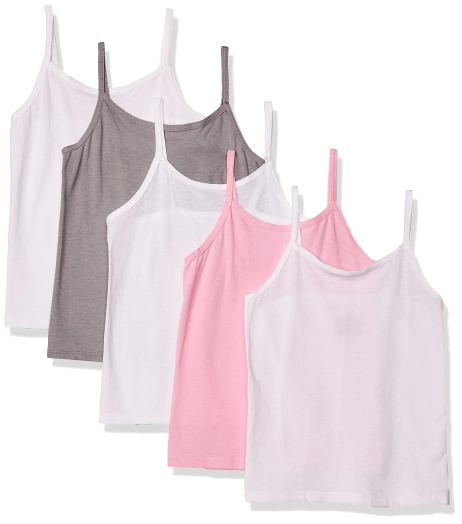 Girls Tagless Cotton Camisole From Bangladesh Garments Factory