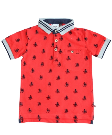 Oem Children Printed Pique Polo Shirts Exporter In Bangladesh