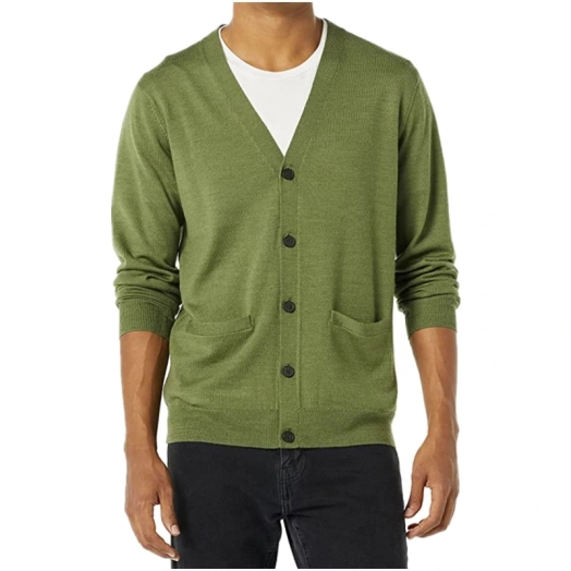 Mens Merino Wool Cardigan Sweater Supplier Bangladesh