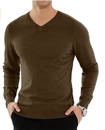 Mens Slim Fit V Neck Pullover Sweater Supplier Bangladesh