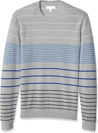 Mens Striped Crew Neck Sweater Manufacturer Exporter Bangladesh