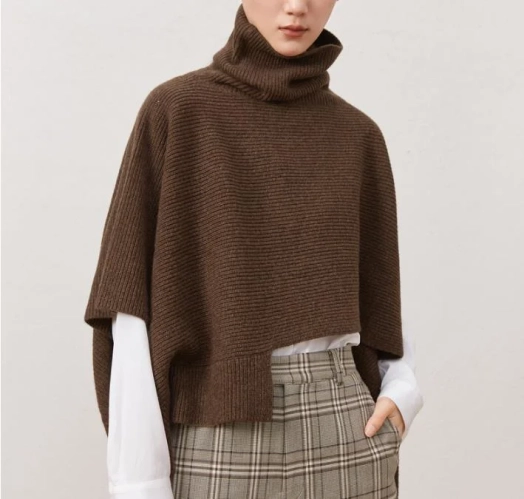 Womens Cashmere Poncho Sweater Supplier In Bangladesh