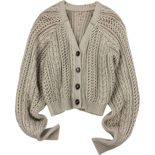 Womens Knitted Top Hollow Cardigan Sweater Supplier Bangladesh