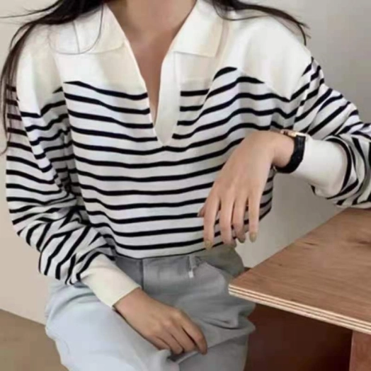 Womens Striped Sweater Manufacturer Exporter Bangladesh