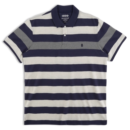 Mens Advantage Performance Stripe Polo