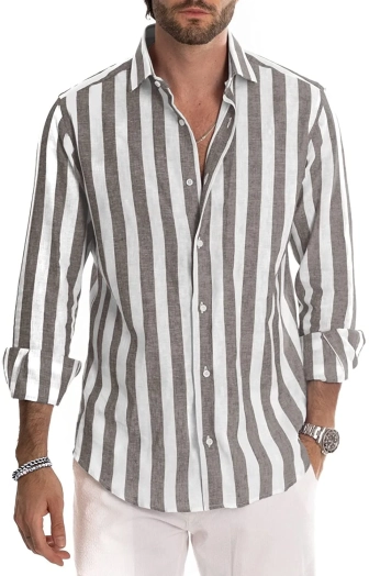 Mens Button Down Striped Dress Shirts Manufacturers In Bangladesh
