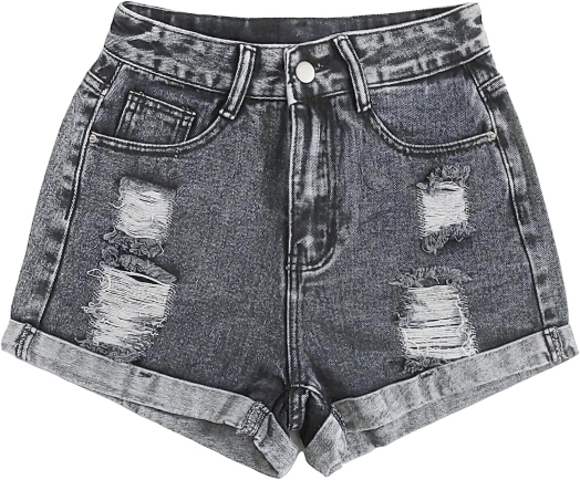Womens Straight Denim Jean Shorts From Bangladesh Pants Factory