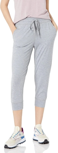 Womens Brushed Tech Stretch Crop Jogger Pant From Bangladesh