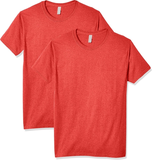 Fiery Red Heather Mens Tri Blend T Shirt Fiery Red Heather Mens Tri Blend T Shirt