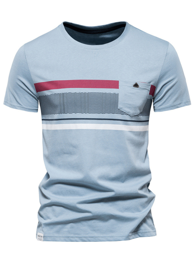 Men Short Sleeved Pocket T Shirt From Bangladesh