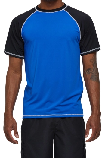 Swim Tee Short Sleeve Running Shirt Swimwear Swim Hiking Workout Shirts