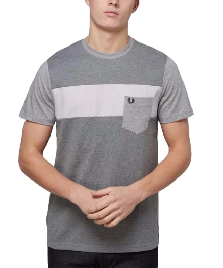 Mens Textured Pique Mix T Shirt