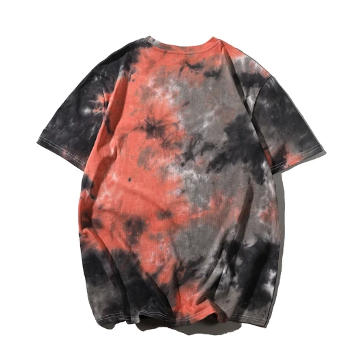 Cotton Mens Tie Dye Street Wear T Shirt