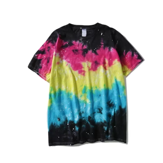Tie Dye Cotton Women T Shirt Vintage Clothes
