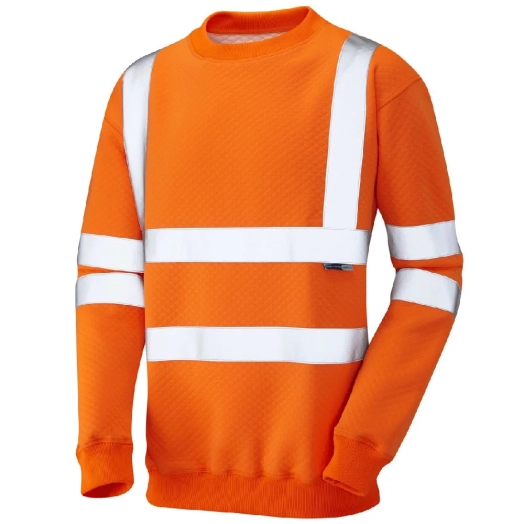 Hi Vis Crew Neck Sweatshirt From Bangladesh Workwear Factory