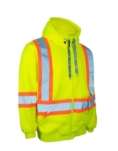 Hi Vis Safety Hoodie From Bangladesh Work Wear Manufacturer Factory Supplier