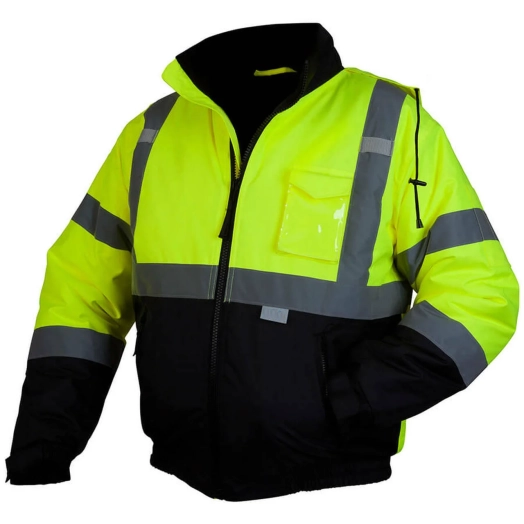 Workwear Quilted Liner Safety Jacket From Bangladesh Jackets Manufacturer